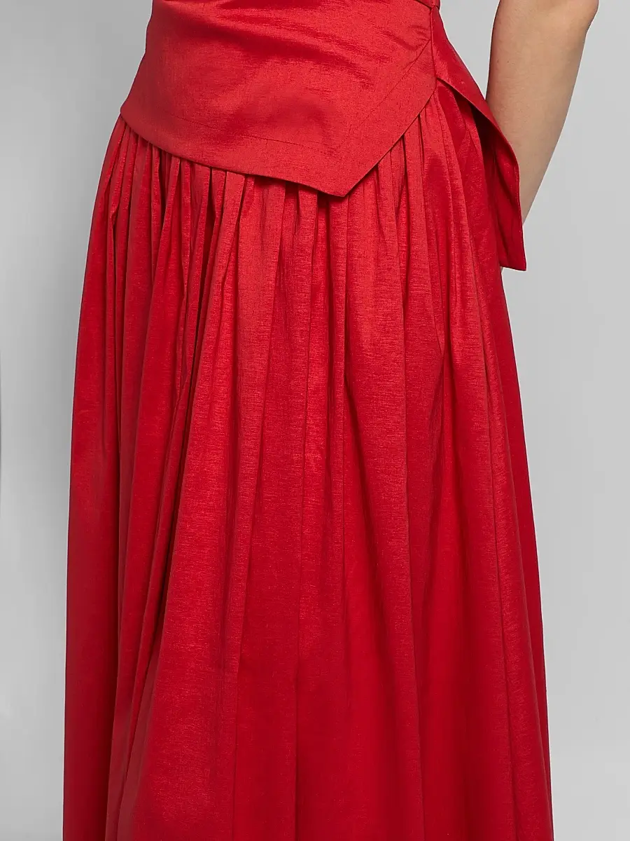 ACLER Women's Femme Fatale Robakker A-Line Maxi Dress | Thumbnail 6