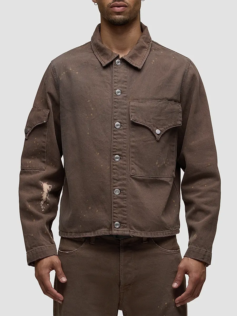 Hudson Jeans Men's Denim Shirt Jacket | Thumbnail 4 Hudson Jeans Men's Denim Shirt Jacket | Thumbnail 4