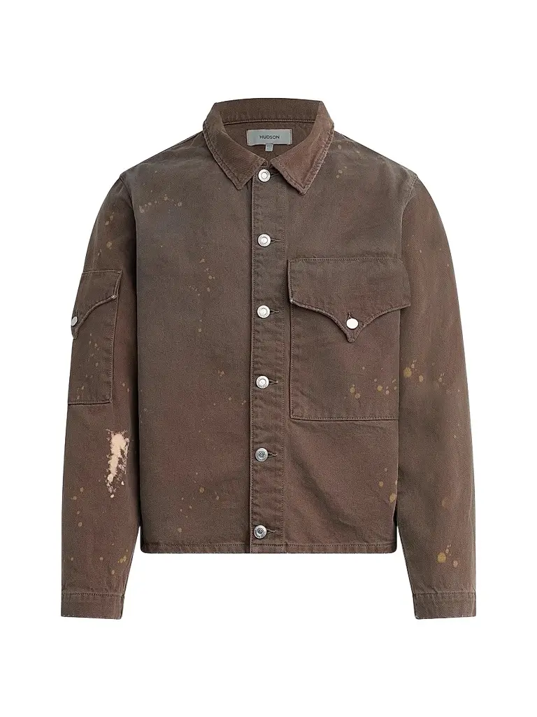 Hudson Jeans Men's Denim Shirt Jacket