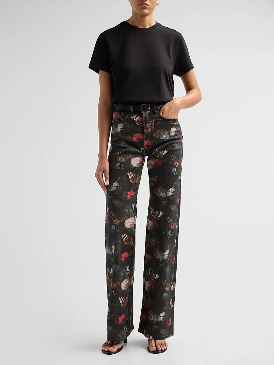 R13 Women's Jane Printed Jeans | Thumbnail 2