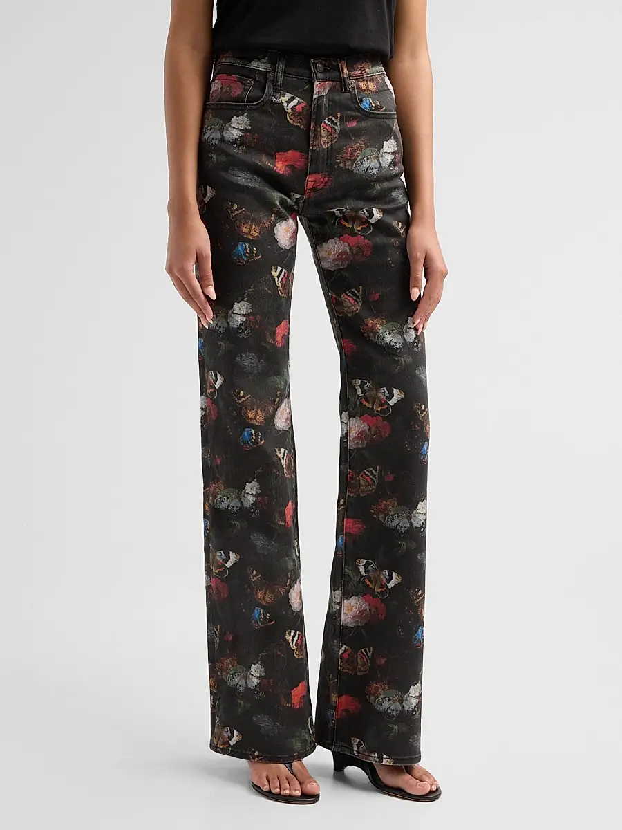 R13 Women's Jane Printed Jeans | Thumbnail 4