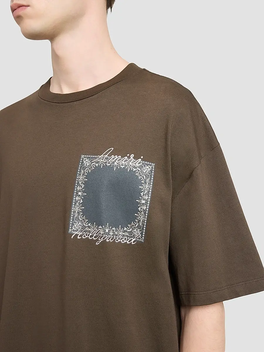 AMIRI Men's MA Quad Bandana Oversized T-Shirt | Thumbnail 5 AMIRI Men's MA Quad Bandana Oversized T-Shirt | Thumbnail 5