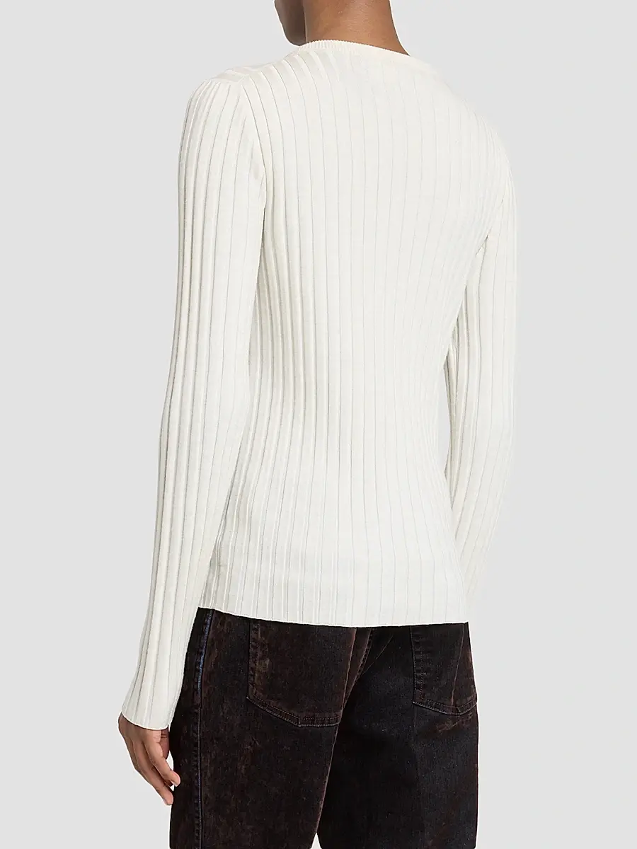AMIRI Men's Logo Script Knit Henley Top | Thumbnail 3 AMIRI Men's Logo Script Knit Henley Top | Thumbnail 3