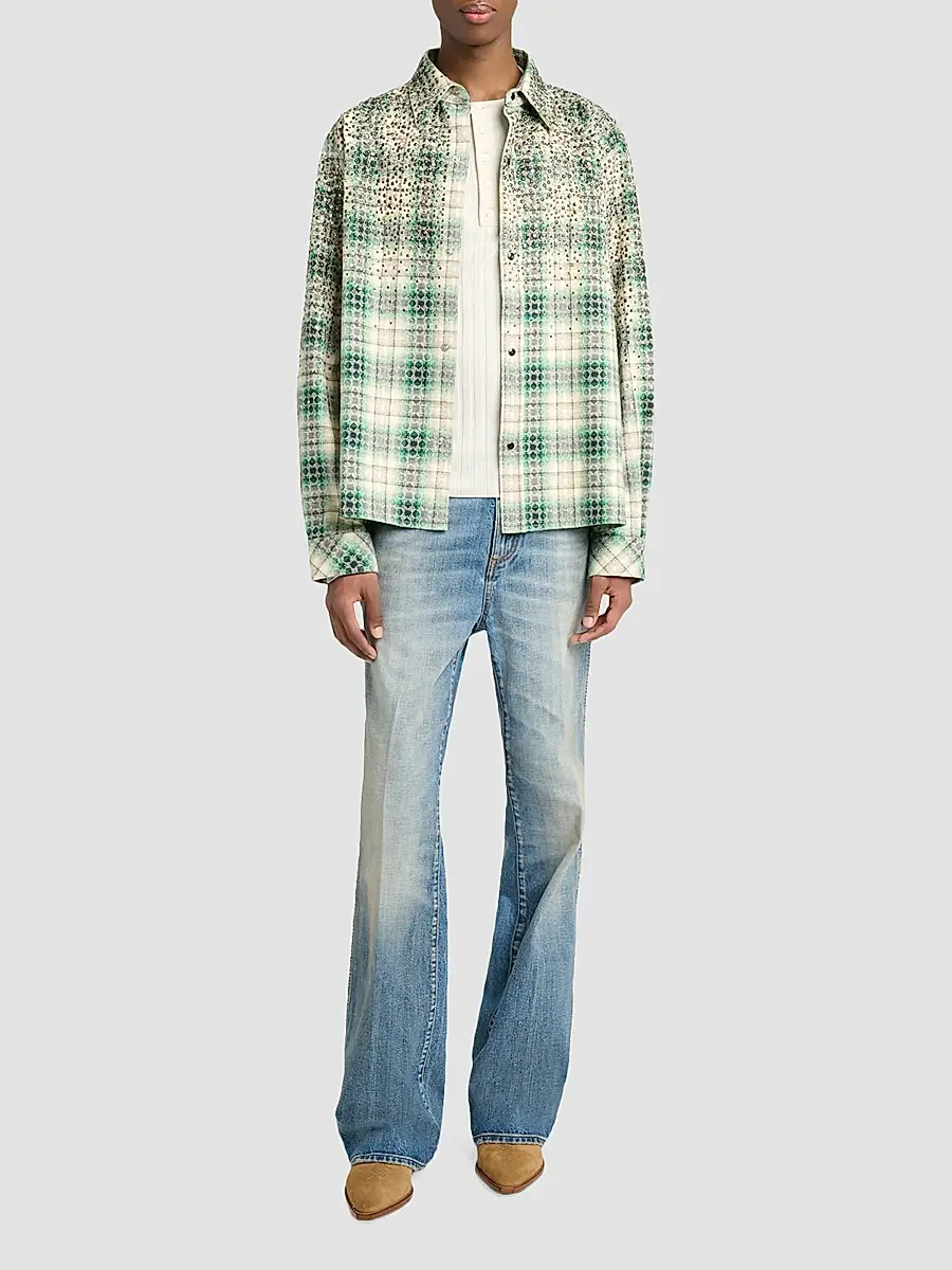 AMIRI Men's MA Fit Relaxed Bootcut Jeans | Thumbnail 2