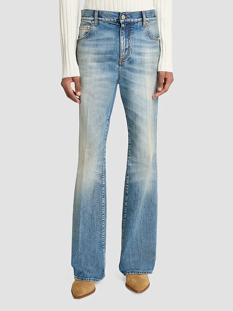 AMIRI Men's MA Fit Relaxed Bootcut Jeans | Thumbnail 4