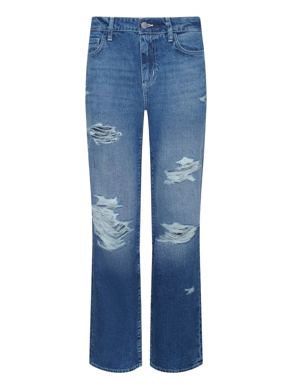 L'Agence Women's Zelda Low-Rise Slouchy Straight-Leg Jeans
