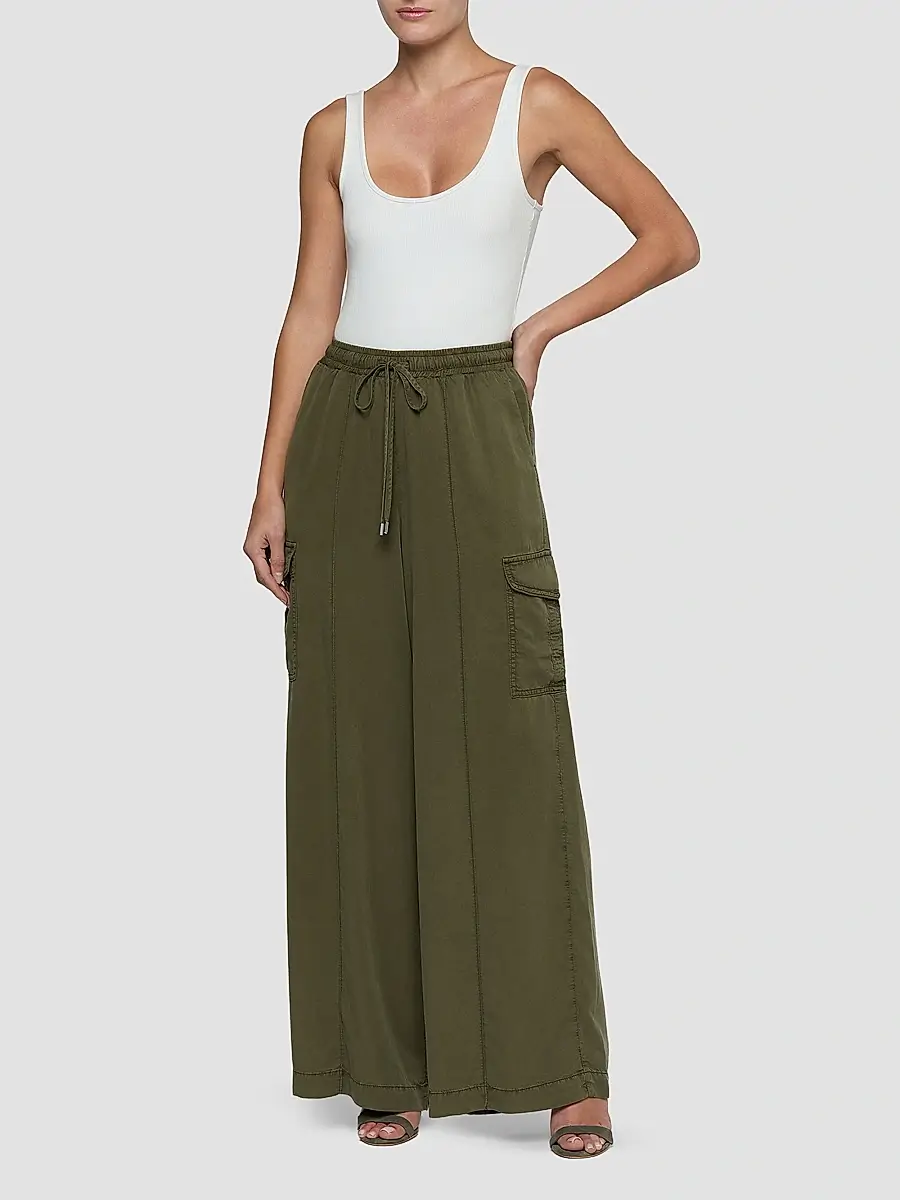 L'Agence Women's Chandler Drawstring Cargo Pants | Thumbnail 2 L'Agence Women's Chandler Drawstring Cargo Pants | Thumbnail 2