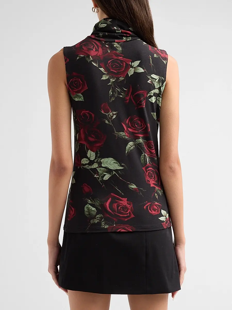 L'Agence Women's Ceci Sleeveless Turtleneck Top | Thumbnail 3 L'Agence Women's Ceci Sleeveless Turtleneck Top | Thumbnail 3