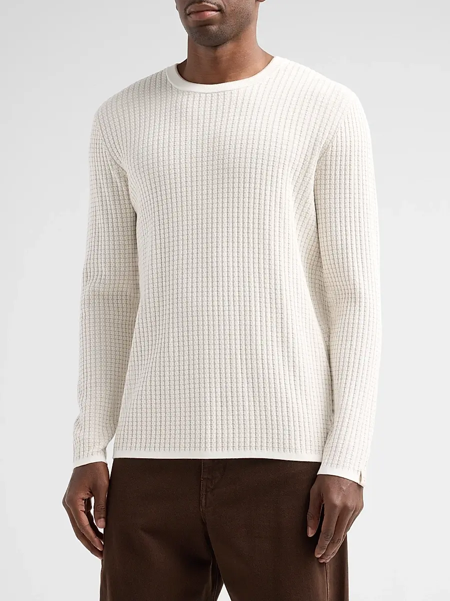 rag & bone Men's Harvey Textured Knit Crewneck Top | Thumbnail 4 rag & bone Men's Harvey Textured Knit Crewneck Top | Thumbnail 4