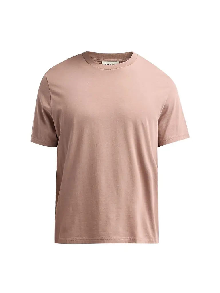 Frame Men's Light Cotton T-Shirt - Warm Mauve - Size XXL | Image 1 Frame Men's Light Cotton T-Shirt - Warm Mauve - Size XXL | Image 1