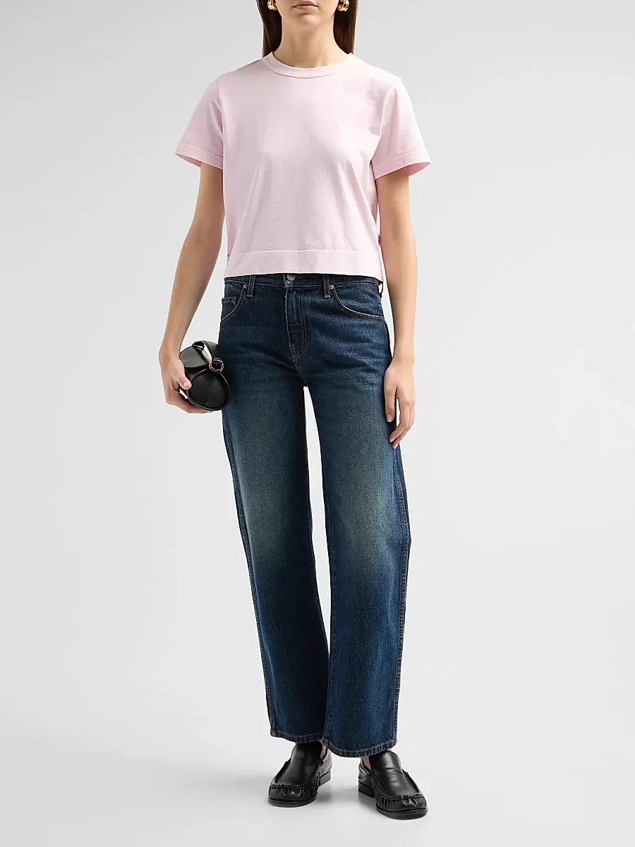 Frame Women's The Boxy Cotton T-Shirt | Thumbnail 2 Frame Women's The Boxy Cotton T-Shirt | Thumbnail 2