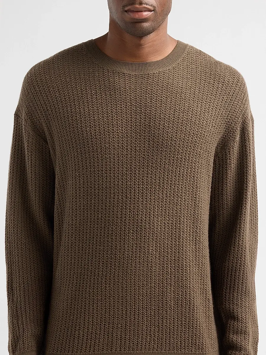 Frame Men's Textured Wool Crewneck Sweater | Thumbnail 5 Frame Men's Textured Wool Crewneck Sweater | Thumbnail 5