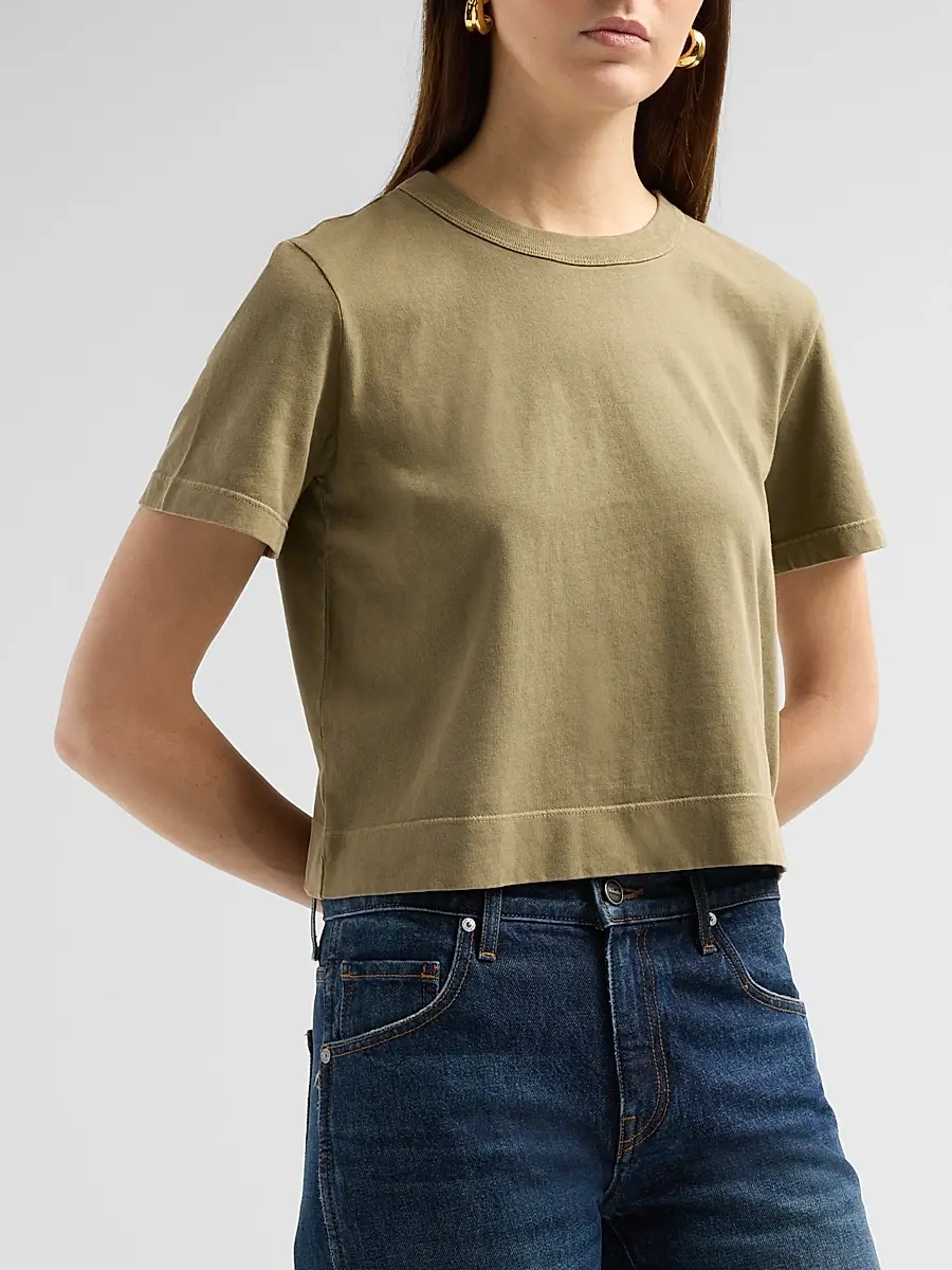 Frame Women's The Boxy Cotton T-Shirt | Thumbnail 4 Frame Women's The Boxy Cotton T-Shirt | Thumbnail 4