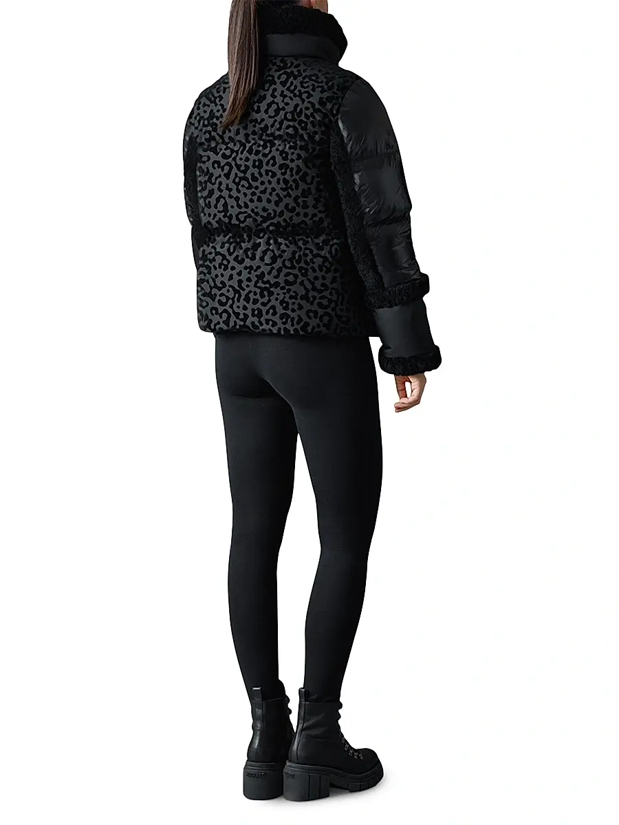 Mackage Women's Lydana Leopard Print Down Puffer | Thumbnail 4 Mackage Women's Lydana Leopard Print Down Puffer | Thumbnail 4