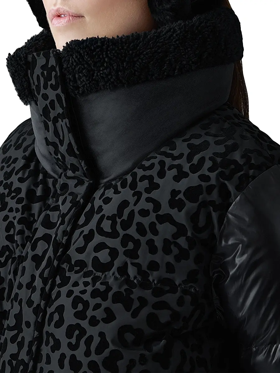 Mackage Women's Lydana Leopard Print Down Puffer | Thumbnail 5 Mackage Women's Lydana Leopard Print Down Puffer | Thumbnail 5