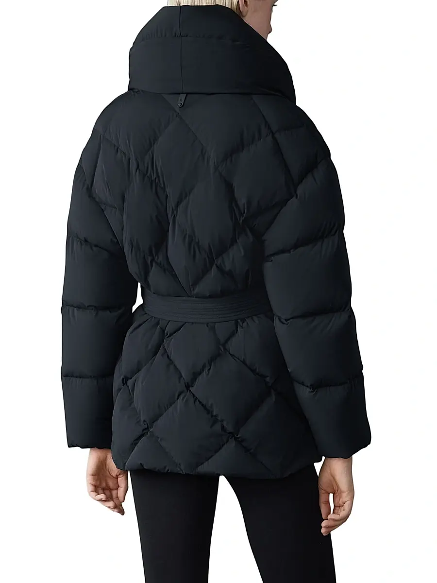 Mackage Women's Olive Down Belted Jacket | Thumbnail 4 Mackage Women's Olive Down Belted Jacket | Thumbnail 4