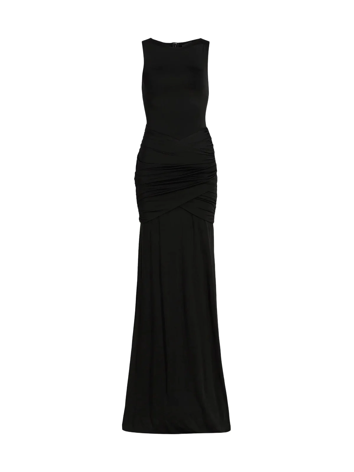Women's Jersey Sleeveless Shirred Gown