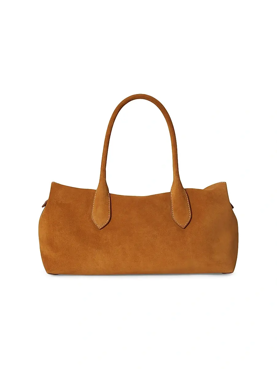 Polo Ralph Lauren Women's Bellport Suede Top Handle Bag | Thumbnail 5 Polo Ralph Lauren Women's Bellport Suede Top Handle Bag | Thumbnail 5