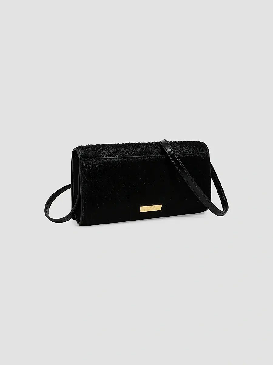 ALEXIS BITTAR Women's 14K-Gold-Plated & Calf Hair Serpent Handle Clutch | Thumbnail 4