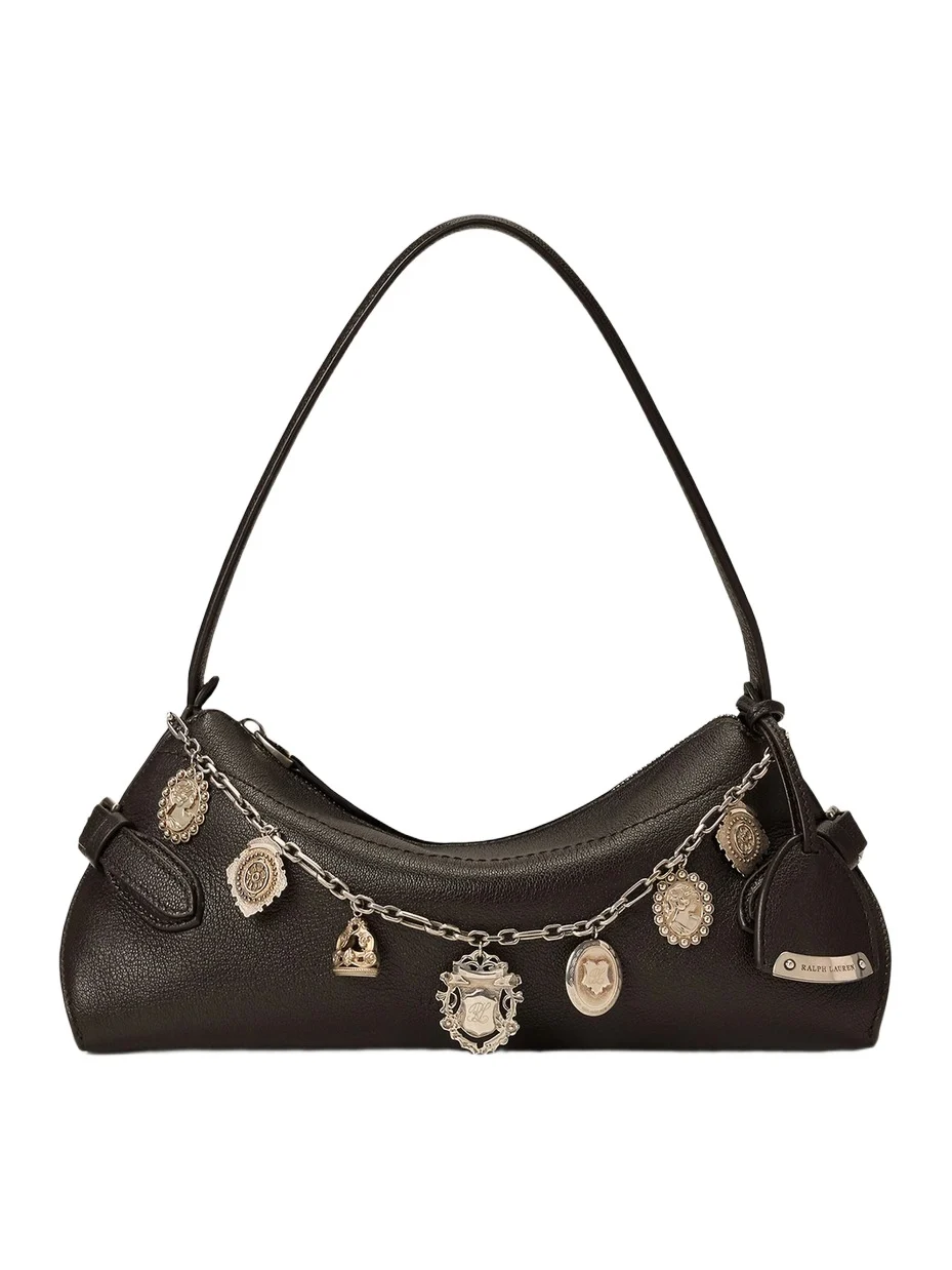 Ralph Lauren Collection Women's The Ralph Charm-Detail Leather Shoulder Bag
