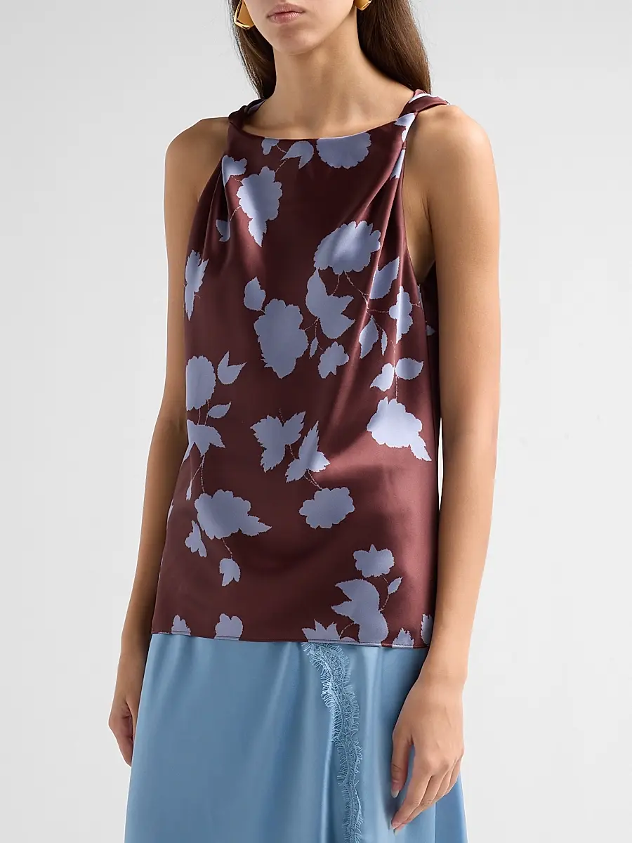 TANYA TAYLOR Women's Penny Floral Boatneck Top | Thumbnail 4