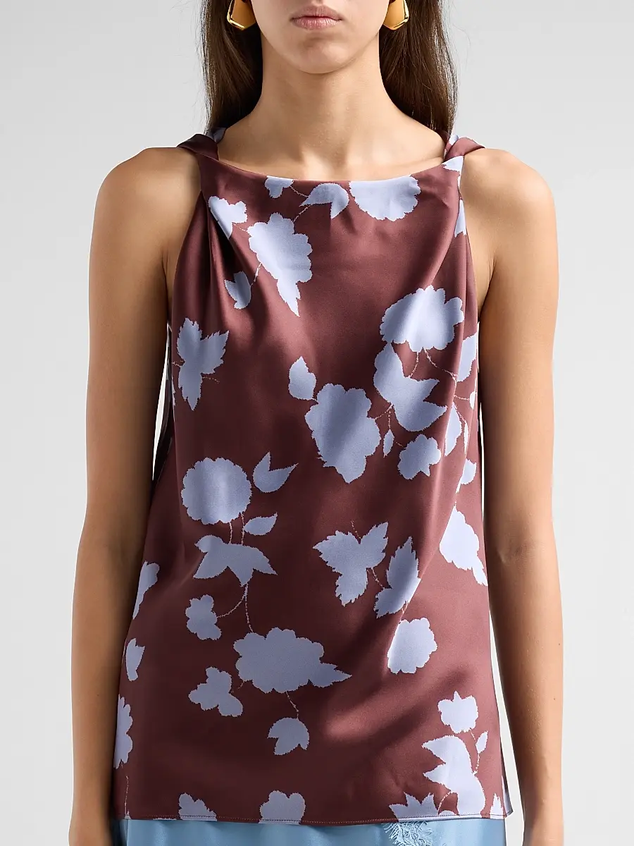 TANYA TAYLOR Women's Penny Floral Boatneck Top | Thumbnail 5