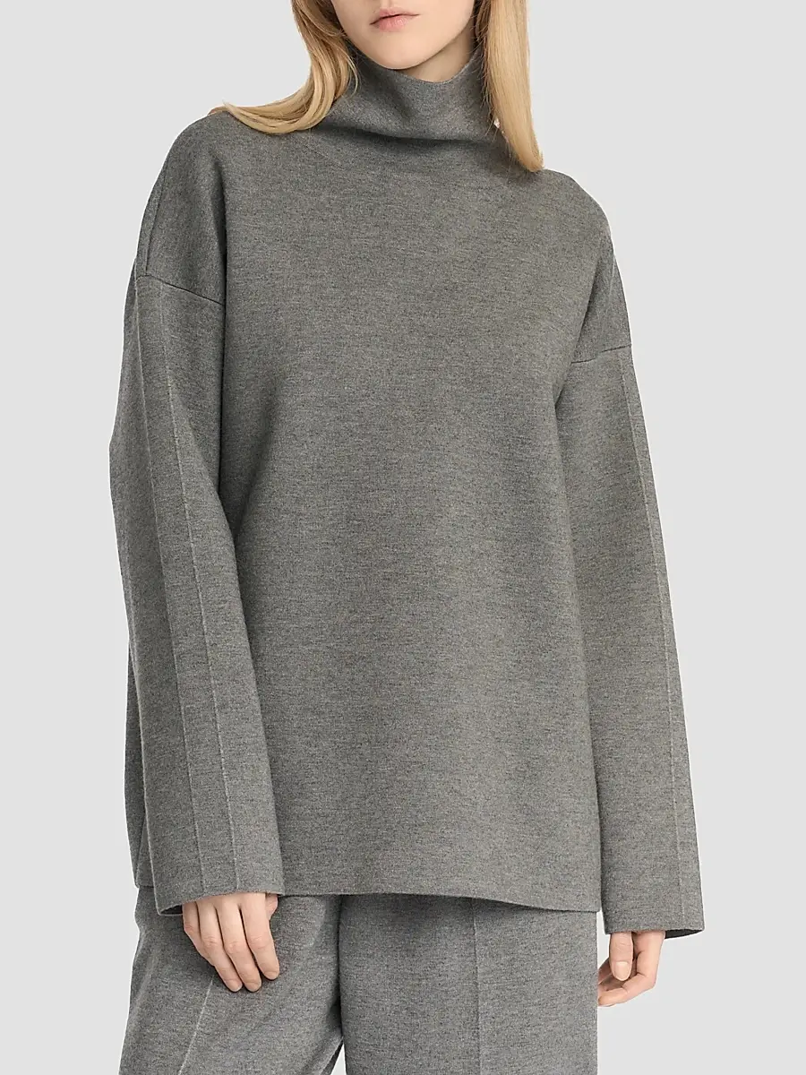 Malo Women's Cashmere-Silk Turtleneck Sweater | Thumbnail 4 Malo Women's Cashmere-Silk Turtleneck Sweater | Thumbnail 4