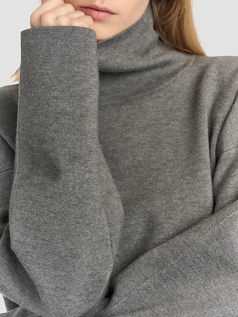 Malo Women's Cashmere-Silk Turtleneck Sweater | Thumbnail 5 Malo Women's Cashmere-Silk Turtleneck Sweater | Thumbnail 5