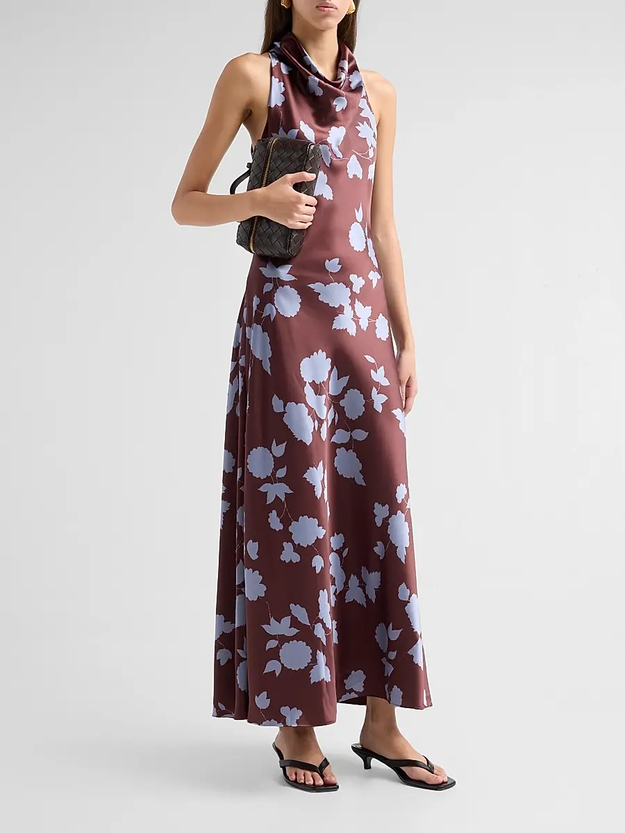 TANYA TAYLOR Women's Celinda Floral Maxi Dress | Thumbnail 4