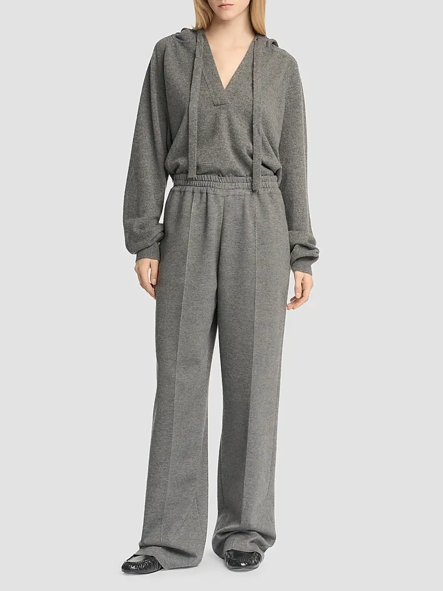 Malo Women's Pleated Cashmere-Silk Straight-Leg Pants | Thumbnail 2 Malo Women's Pleated Cashmere-Silk Straight-Leg Pants | Thumbnail 2