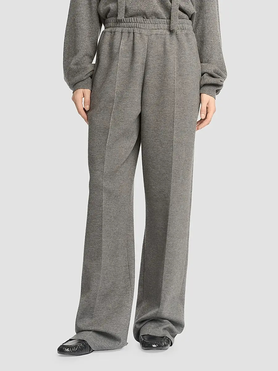 Malo Women's Pleated Cashmere-Silk Straight-Leg Pants | Thumbnail 4 Malo Women's Pleated Cashmere-Silk Straight-Leg Pants | Thumbnail 4