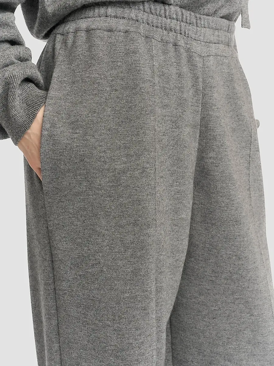 Malo Women's Pleated Cashmere-Silk Straight-Leg Pants | Thumbnail 5 Malo Women's Pleated Cashmere-Silk Straight-Leg Pants | Thumbnail 5