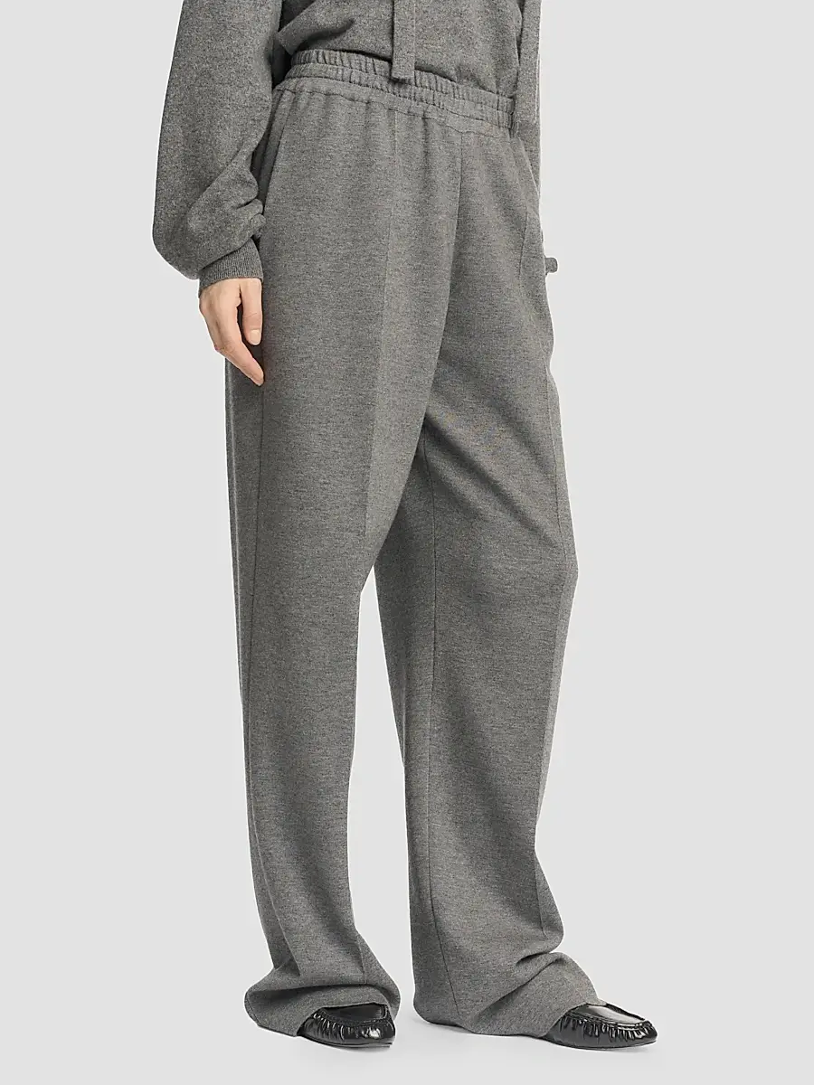 Malo Women's Pleated Cashmere-Silk Straight-Leg Pants | Thumbnail 6 Malo Women's Pleated Cashmere-Silk Straight-Leg Pants | Thumbnail 6