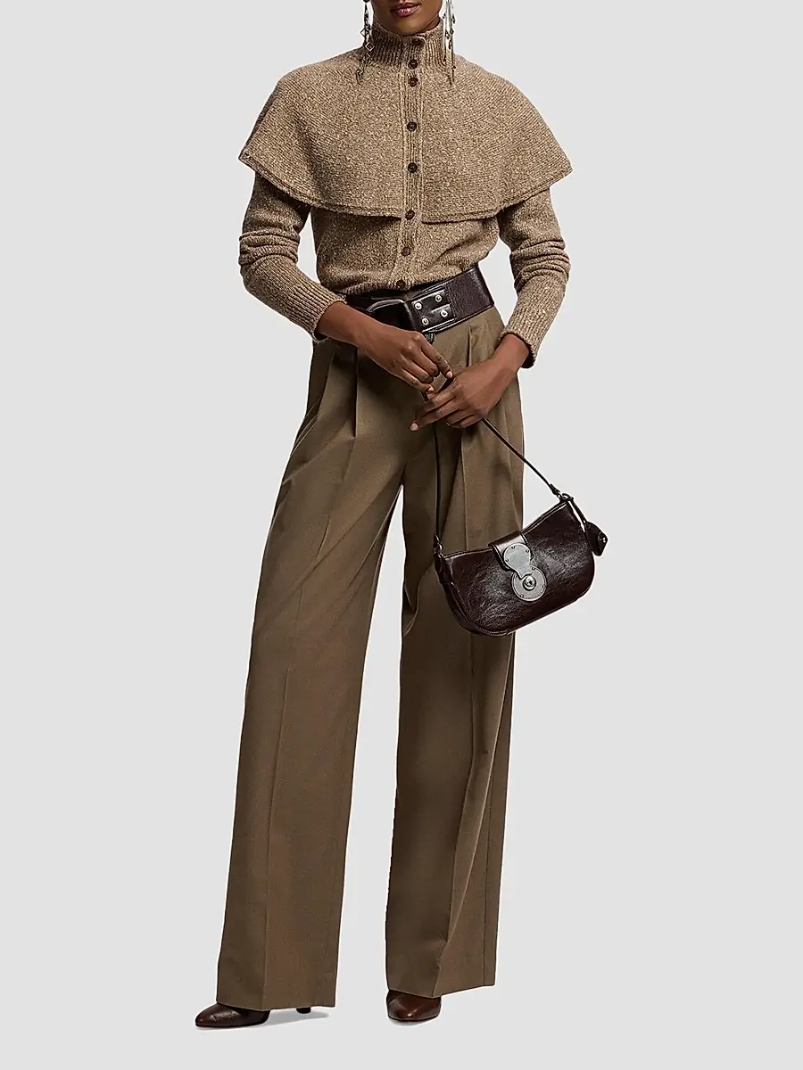 Ralph Lauren Collection Women's Clarice Wool-Blend Pants | Thumbnail 2 Ralph Lauren Collection Women's Clarice Wool-Blend Pants | Thumbnail 2
