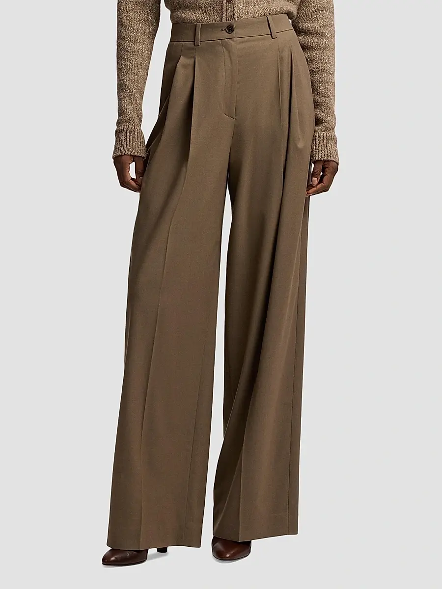 Ralph Lauren Collection Women's Clarice Wool-Blend Pants | Thumbnail 4 Ralph Lauren Collection Women's Clarice Wool-Blend Pants | Thumbnail 4