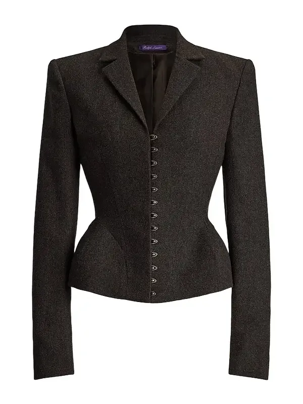 Women's Joleene Herringbone Wool Flannel Jacket
