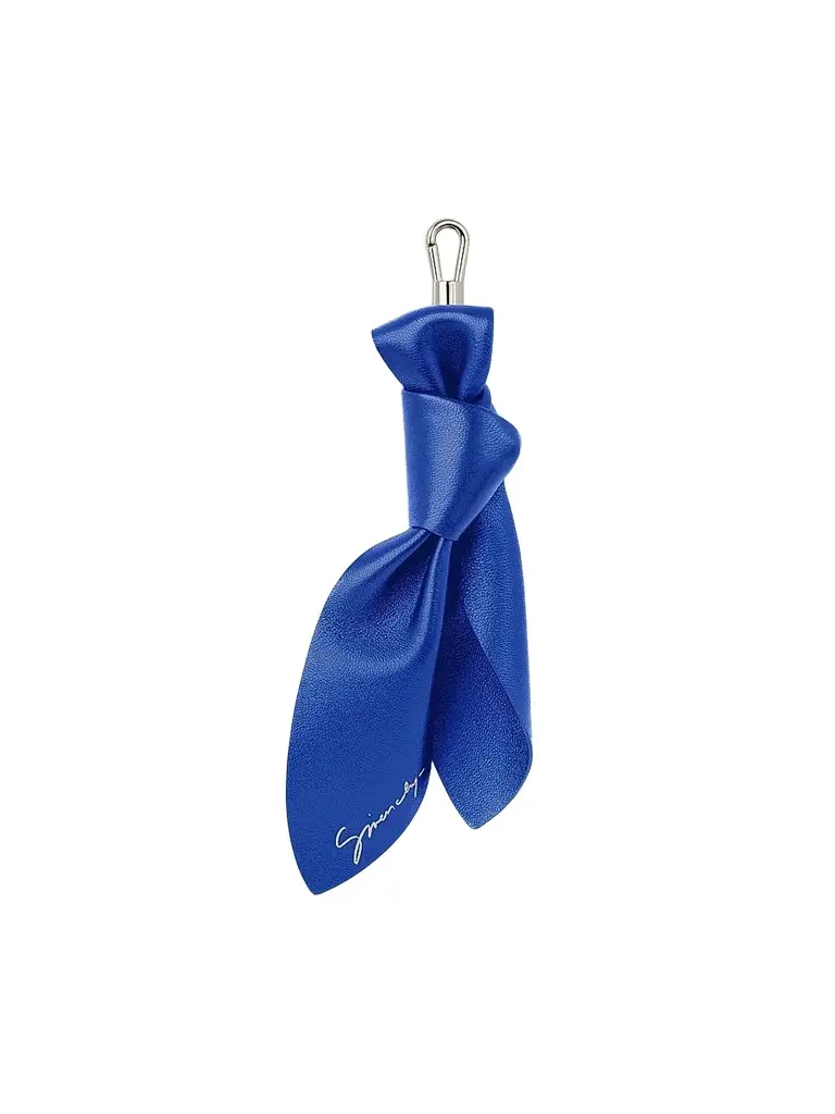 Givenchy Women's Leather Bow Bag Charm - Cobalt Blue | Image 1 Givenchy Women's Leather Bow Bag Charm - Cobalt Blue | Image 1