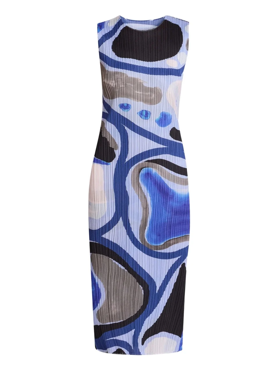 Women's Roll Printed Plissé Dress Women's Roll Printed Plissé Dress