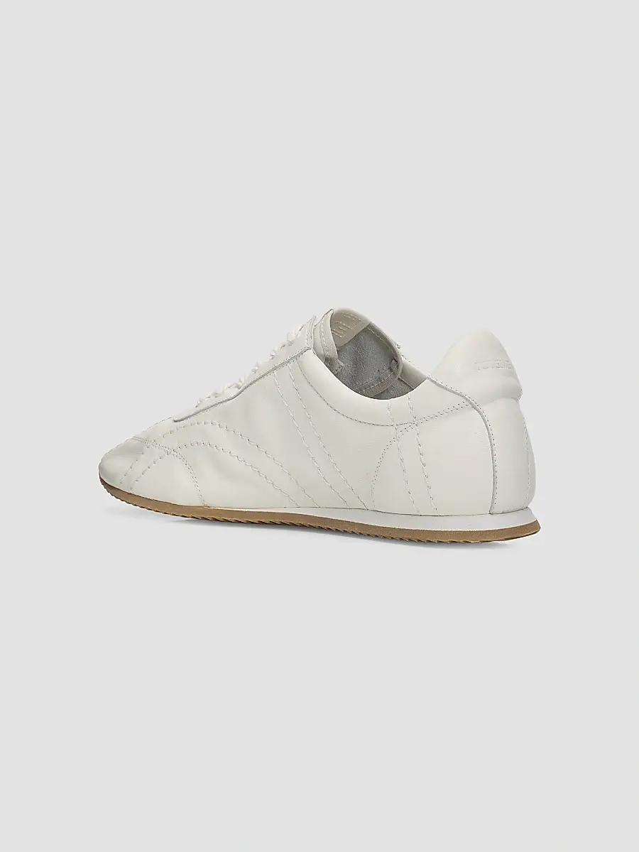 TOTEME Women's Flex Leather Low-Top Sneakers | Thumbnail 4 TOTEME Women's Flex Leather Low-Top Sneakers | Thumbnail 4