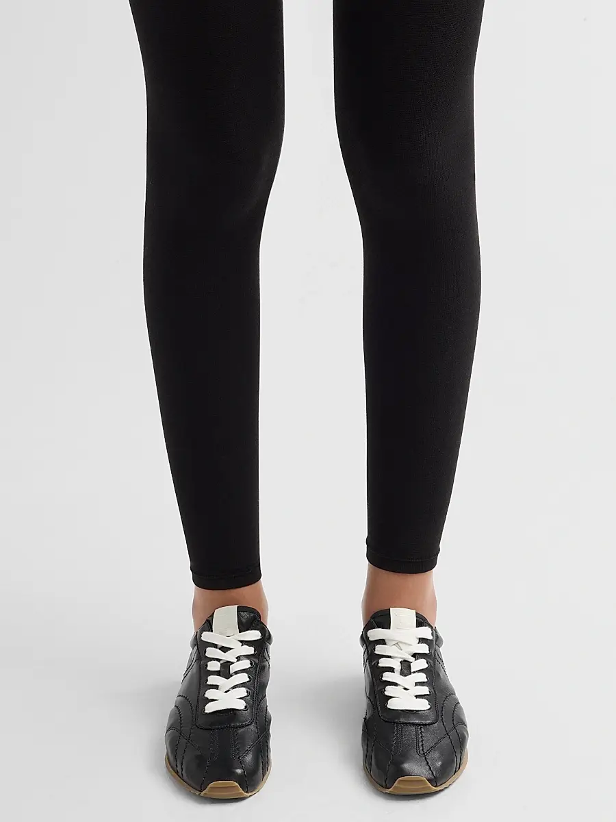 TOTEME Women's Flex Leather Low-Top Sneakers | Thumbnail 2