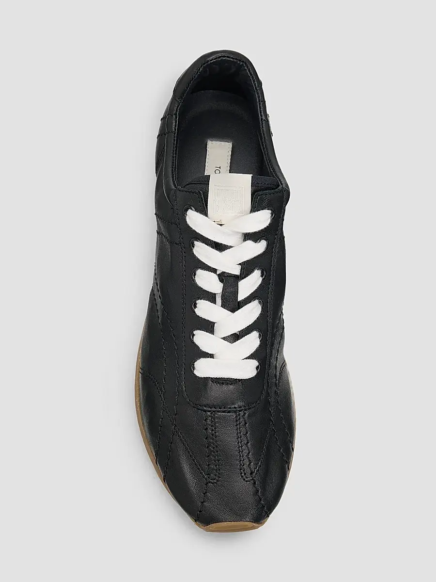 TOTEME Women's Flex Leather Low-Top Sneakers | Thumbnail 6