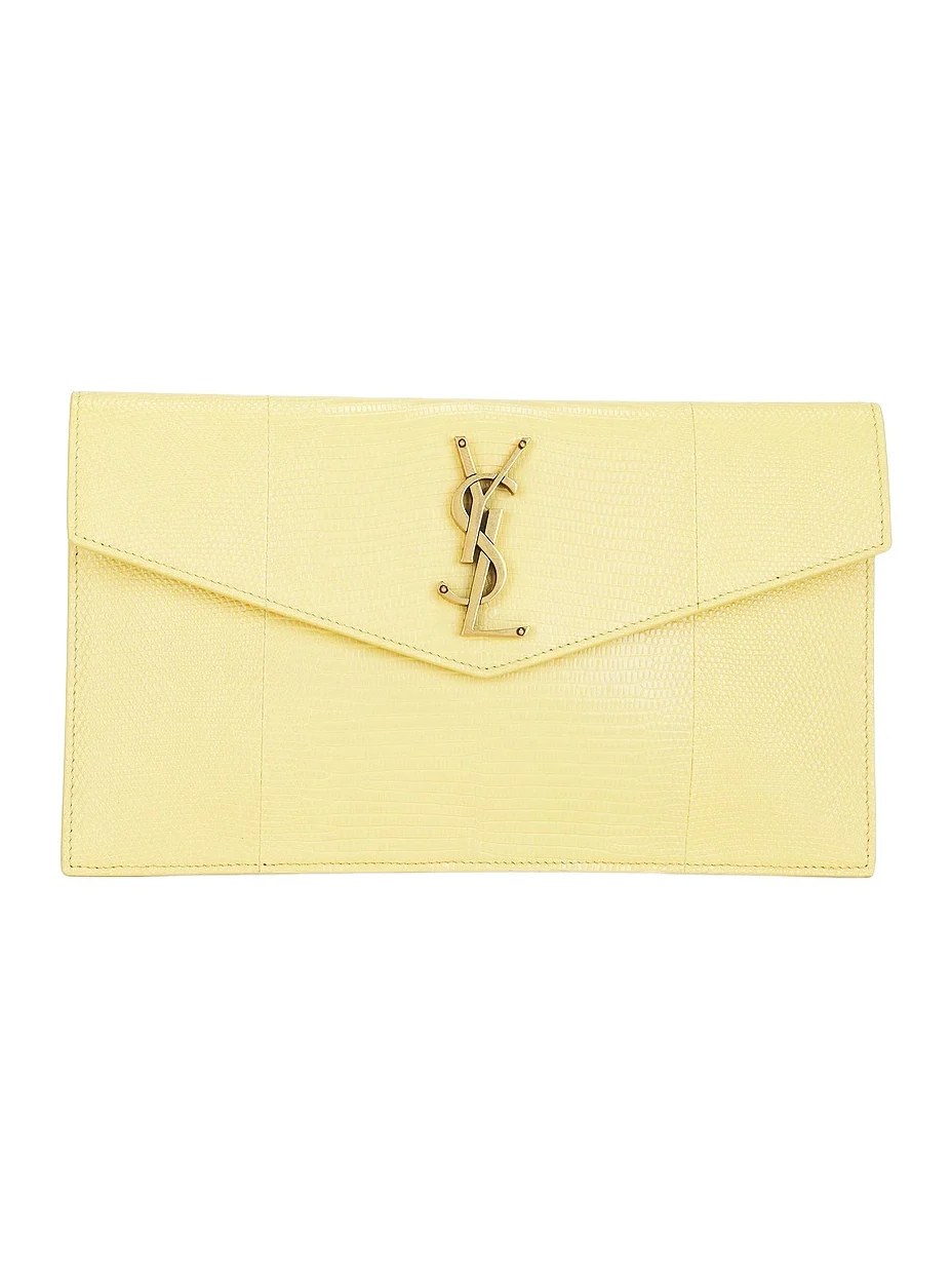 Saint Laurent Uptown Lizard Pouch