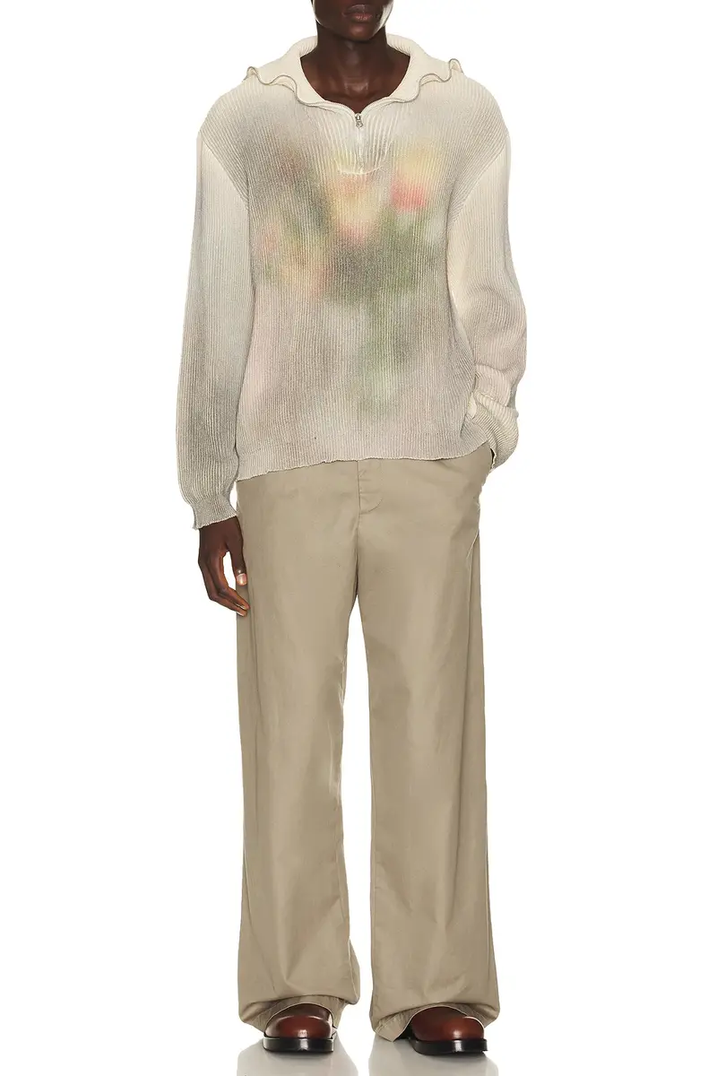 Maison Margiela Quarter Zip Sweatshirt | Thumbnail 3 Maison Margiela Quarter Zip Sweatshirt | Thumbnail 3