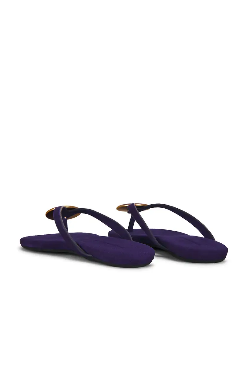 Christopher Esber Aura Quartz Suede Flip Flop | Thumbnail 4