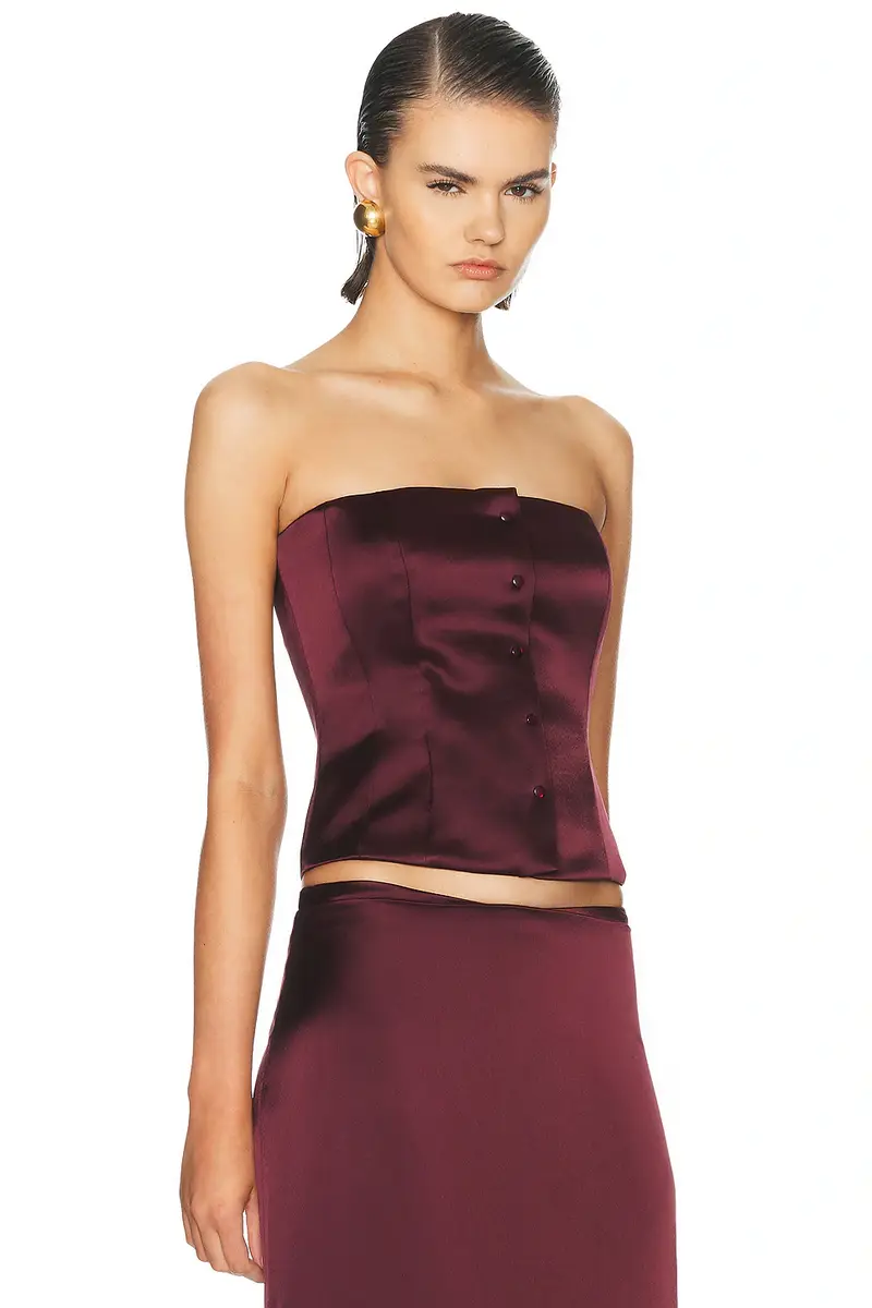 SEV Satin Corset Top | Thumbnail 2