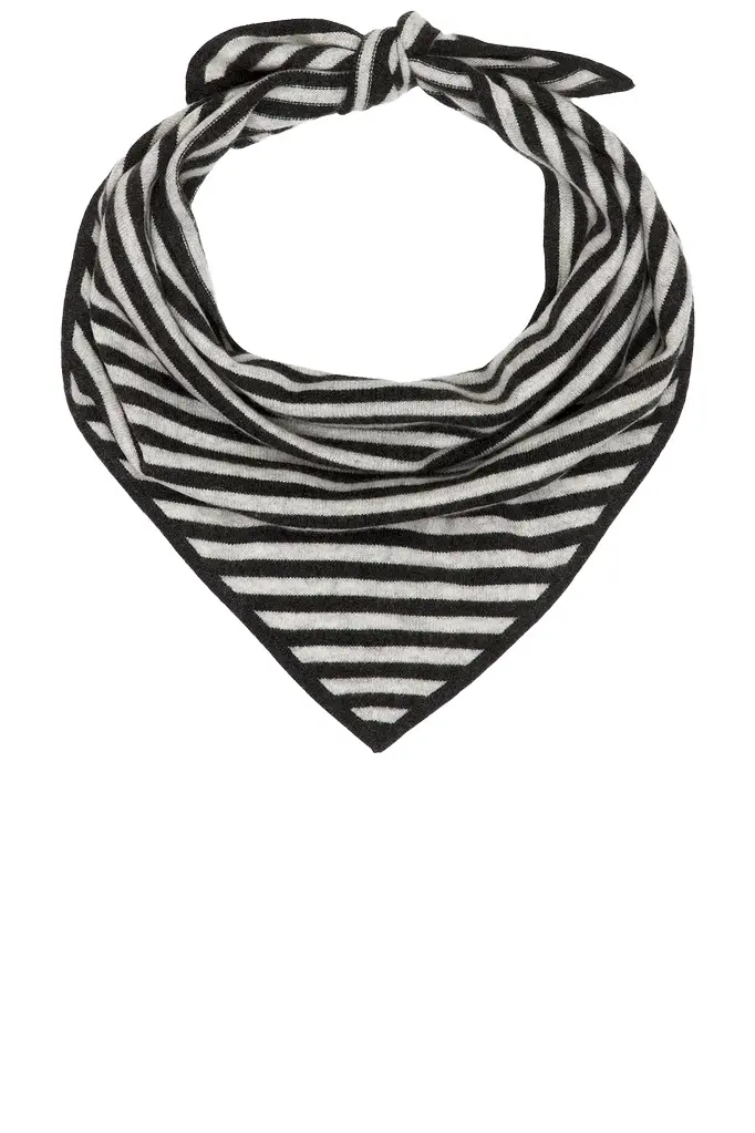 ENZA COSTA Striped Cashmere Bandana | Image 1 ENZA COSTA Striped Cashmere Bandana | Image 1