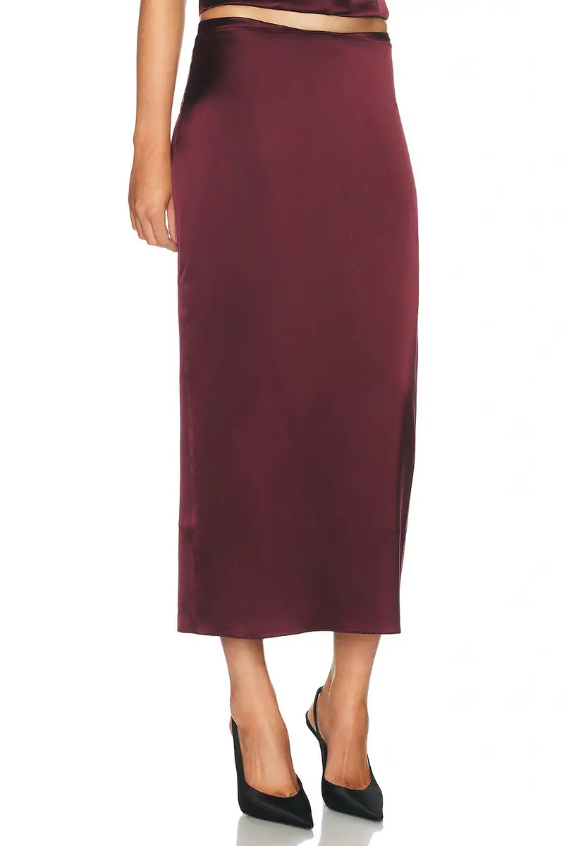 SEV Satin Straight Skirt | Thumbnail 2