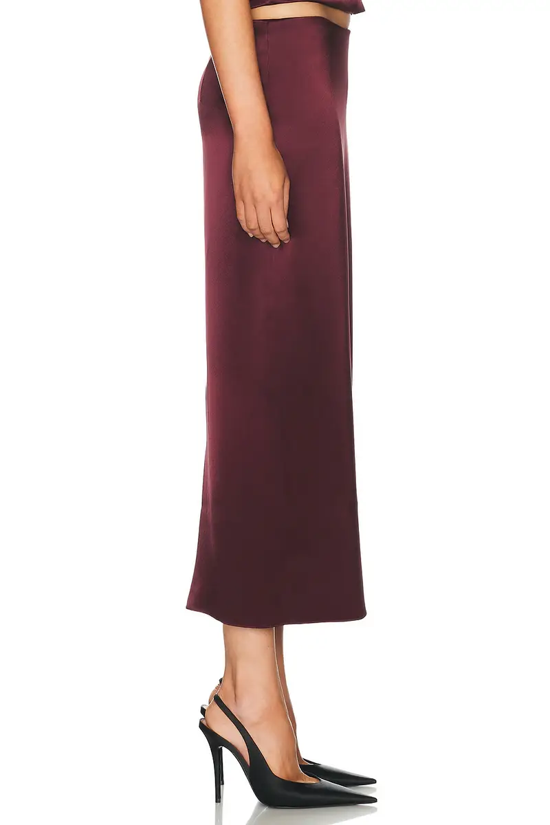 SEV Satin Straight Skirt | Thumbnail 3