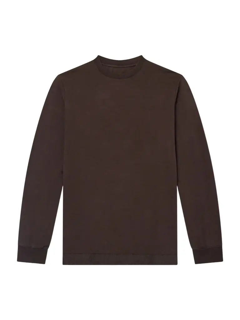 Casey Casey Felix Gabardine-Trimmed Cotton-Jersey T-Shirt - Men | Image 1 Casey Casey Felix Gabardine-Trimmed Cotton-Jersey T-Shirt - Men | Image 1