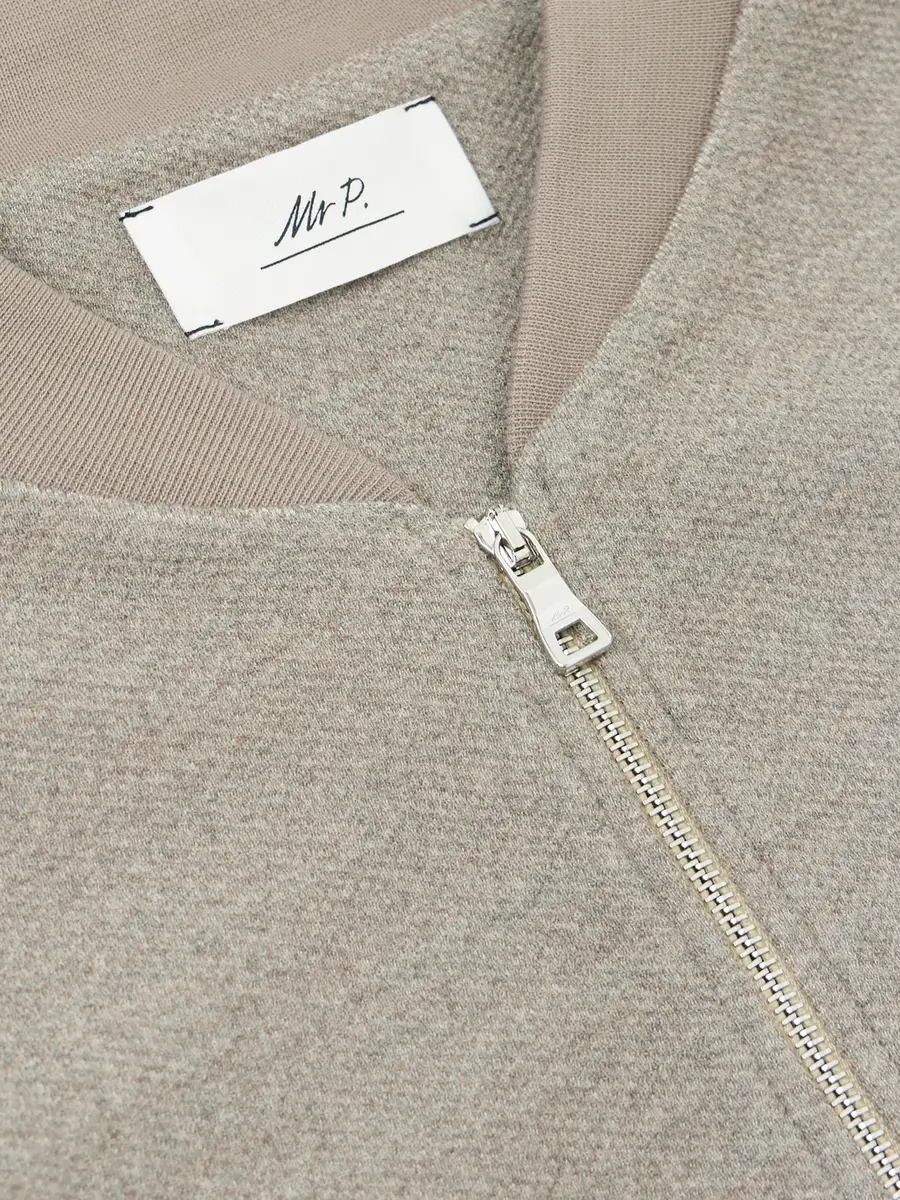 MR P. Wool-Blend Piqué Bomber Jacket - Men | Thumbnail 6